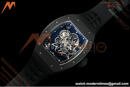 Richard Mille - RM055 Bubba Watson Black Edition Black CER/RU Black Rehaut Skeleton UMI RMUL2 Free Sprung