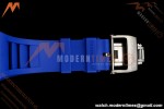 Richard Mille - RM055 Bubba Watson Japan Edition White Cer/Ru Blk/Wht Rehaut Skeleton Brushed Ribs MLF V2 RMUL2 | 리차드 밀 - RM055 버바 왓슨 일본 에디션 화이트 Cer/Ru 블랙/화이트 리하우트 스켈레톤 브러시드 리브 MLF V2 RMUL2