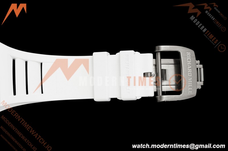 Richard Mille - RM055 Bubba Watson Japan Edition Black NTPT/RU Blk/Wht Rehaut Skeleton Brushed Ribs MLF V2 RMUL2