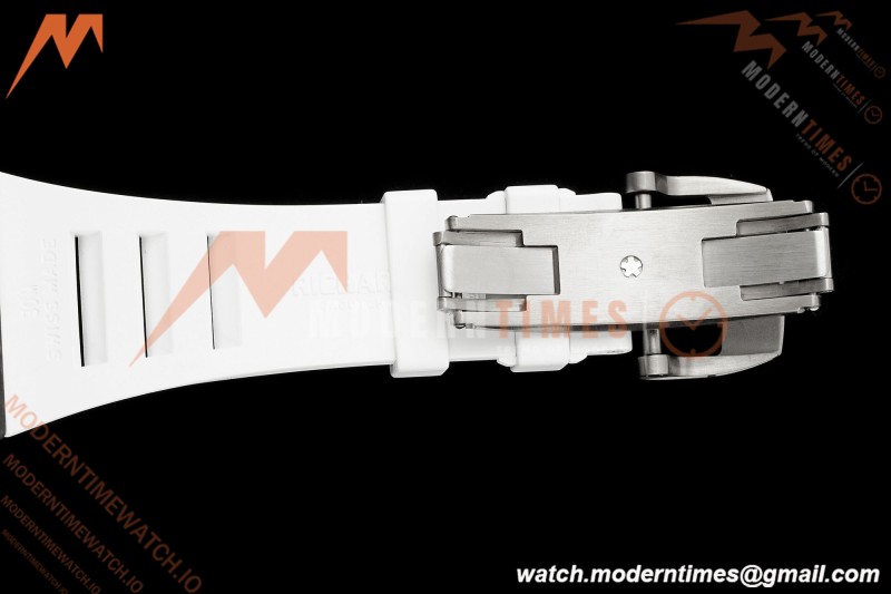 Richard Mille - RM055 Bubba Watson Japan Edition Black NTPT/RU Blk/Wht Rehaut Skeleton Brushed Ribs MLF V2 RMUL2
