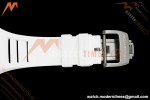 Richard Mille - RM055 Bubba Watson White Legend Black NTPT/RU Blk/Wht Rehaut Skeleton Brushed Ribs MLF V2 RMUL2