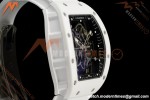 Richard Mille - RM055 Bubba Watson White CER/RU Blk/Blk Rehaut Skeleton Brushed Ribs MLF V2 RMUL2