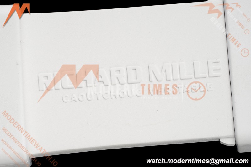 Richard Mille - RM055 Bubba Watson White CER/RU Blk/Blk Rehaut Skeleton Brushed Ribs MLF V2 RMUL2