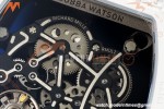 Richard Mille - RM055 Bubba Watson White CER/RU Blk/Blk Rehaut Skeleton Brushed Ribs MLF V2 RMUL2