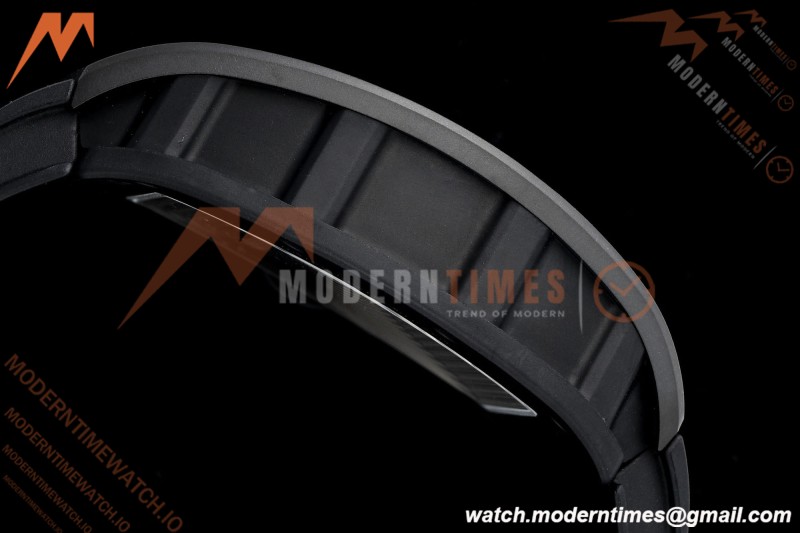 Richard Mille - RM055 Bubba Watson Dubai Edition Black CER/RU Blk/Blk Rehaut Skeleton Brushed Ribs MLF V2 RMUL2
