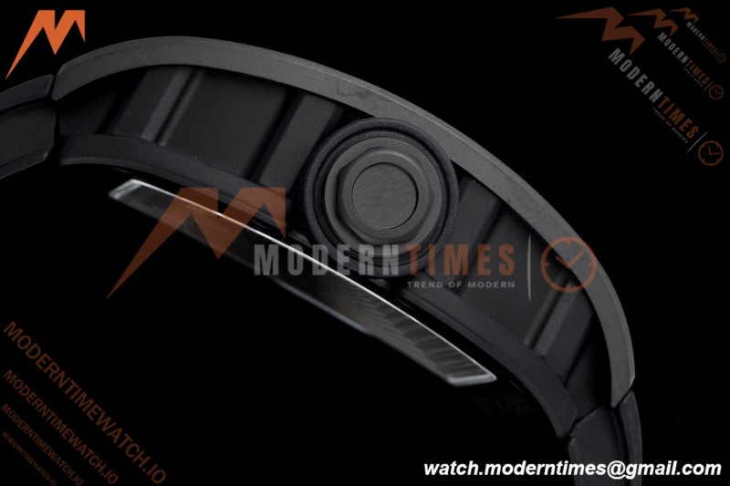 Richard Mille - RM055 Bubba Watson Black CER/RU Blk/Blk Rehaut Skeleton Brushed Ribs MLF V2 RMUL2