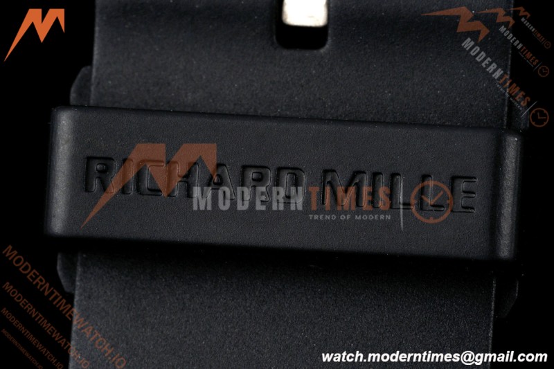 Richard Mille - RM055 Bubba Watson Asia Edition Black NTPT/RU BLK/RG Rehaut Skeleton Brushed Ribs MLF V2 RMUL2 | 리차드 밀 - RM055 버바 왓슨 아시아 에디션 블랙 NTPT/RU BLK/RG 리하우트 스켈레톤 브러시드 리브 MLF V2 RMUL2