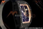 Richard Mille - RM055 Bubba Watson Asia Edition Black NTPT/RU BLK/RG Rehaut Skeleton Brushed Ribs MLF V2 RMUL2 | 리차드 밀 - RM055 버바 왓슨 아시아 에디션 블랙 NTPT/RU BLK/RG 리하우트 스켈레톤 브러시드 리브 MLF V2 RMUL2