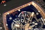 Richard Mille - RM055 Bubba Watson Asia Edition Black NTPT/RU BLK/RG Rehaut Skeleton Brushed Ribs MLF V2 RMUL2 | 리차드 밀 - RM055 버바 왓슨 아시아 에디션 블랙 NTPT/RU BLK/RG 리하우트 스켈레톤 브러시드 리브 MLF V2 RMUL2