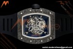 Richard Mille - RM055 Bubba Watson Asia Edition Black NTPT/RU BLK/RG Rehaut Skeleton Brushed Ribs MLF V2 RMUL2 | 리차드 밀 - RM055 버바 왓슨 아시아 에디션 블랙 NTPT/RU BLK/RG 리하우트 스켈레톤 브러시드 리브 MLF V2 RMUL2