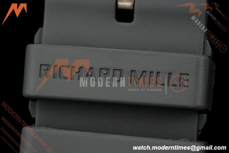 Richard Mille - RM055 Bubba Watson Boutique Edition Grey CER/RU Blk/Grey Rehaut Skeleton Brushed Ribs MLF V2 RMUL2