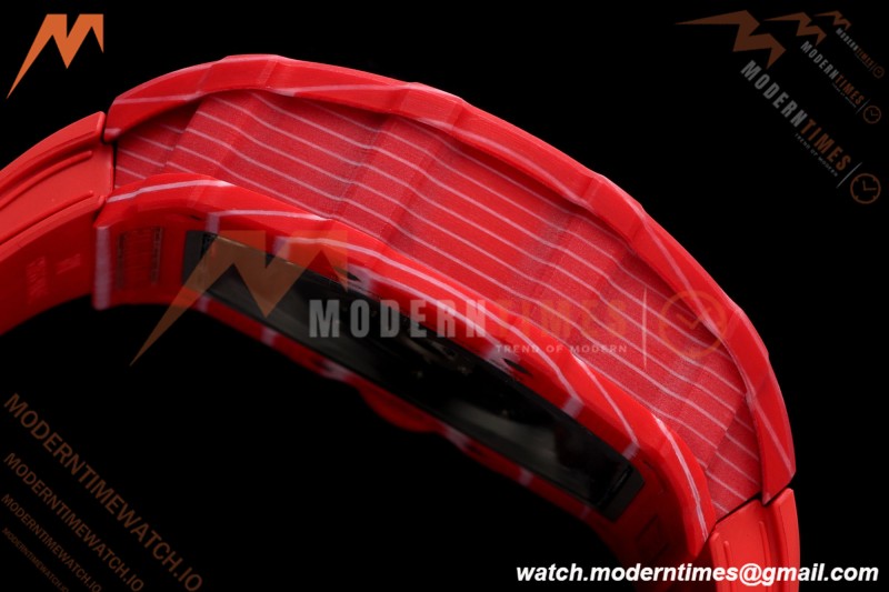 Richard Mille - RM35-02 Rafael Nadal Red/Red NTPT Skeleton Dial UMI RMAL1 Free Sprung
