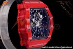 Richard Mille - RM35-02 Rafael Nadal Red NTPT/RU Blk/Blk Rehaut Skeleton UMI RMAL1 Free Sprung