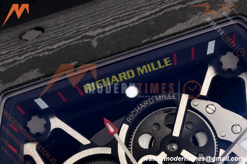 Richard Mille - RM35-02 Rafael Nadal Black NTPT/RU Blk/Blk/Blk Rehaut Skeleton UMI RMAL1 Free Sprung