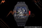 Richard Mille - RM35-02 Rafael Nadal Black NTPT/RU Blk/Blk/Red Rehaut Skeleton UMI RMAL1 Free Sprung | 리차드 밀 - RM35-02 라파엘 나달 블랙 NTPT/RU 블랙/블랙/레드 리하우트 스켈레톤 UMI RMAL1 프리 스프렁
