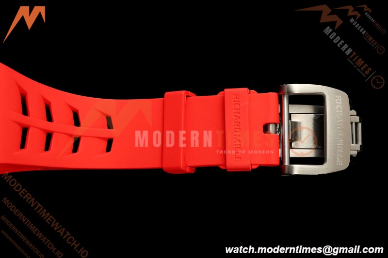 Richard Mille - RM11-03 Annual Calendar Flyback Chrono Red Carbon NTPT/RU Skeleton ABMF RMAC3