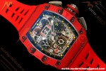 Richard Mille - RM11-03 Annual Calendar Flyback Chrono Red Carbon NTPT/RU Skeleton ABMF RMAC3