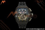 Richard Mille - RM11-03 Annual Calendar Flyback Chrono Black Carbon NTPT/RU Skeleton ABMF RMAC3 | 리샤르 밀 - RM11-03 애뉴얼 캘린더 플라이백 크로노 블랙 카본 NTPT/러버 스켈레톤 ABMF RMAC3