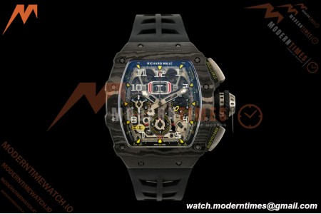 Richard Mille - RM11-03 Annual Calendar Flyback Chrono Black Carbon NTPT/RU Skeleton ABMF RMAC3