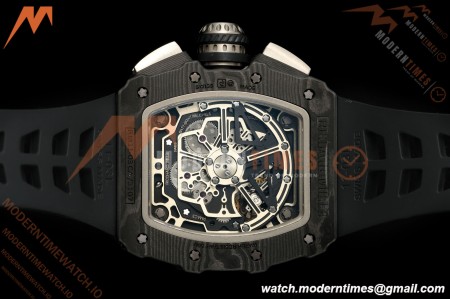 Richard Mille - RM11-03 Annual Calendar Flyback Chrono Black Carbon NTPT/RU Skeleton ABMF RMAC3