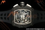 Richard Mille - RM11-03 Annual Calendar Flyback Chrono Black Carbon NTPT/RU Skeleton ABMF RMAC3 | 리샤르 밀 - RM11-03 애뉴얼 캘린더 플라이백 크로노 블랙 카본 NTPT/러버 스켈레톤 ABMF RMAC3