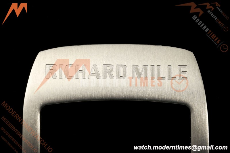 Richard Mille - RM055 Bubba Watson White CER/RU Blk/Blk Rehaut Skeleton A9F RMUL2 Free Sprung | 리차드 밀 - RM055 버바 왓슨 화이트 CER/RU, 블랙/블랙 이너베젤 스켈레톤, A9F RMUL2 프리 스프랑