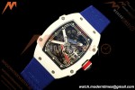 Richard Mille - RM67-02 Alexis White NTPT Blu/Red/Wht/Blk Skeleton AVF CRMA7