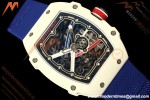 Richard Mille - RM67-02 Alexis White NTPT Blu/Red/Wht/Blk Skeleton AVF CRMA7