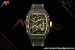 Richard Mille - RM67-02 Black NTPT Yellow/Blk Skeleton Black Strap AVF CRMA7