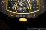 Richard Mille - RM67-02 Black NTPT Yellow/Blk Skeleton Black Strap AVF CRMA7