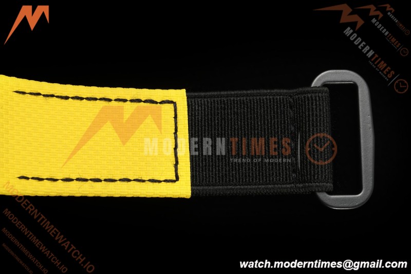 Richard Mille - RM67-02 Black NTPT Yellow/Blk Skeleton Yellow Strap AVF CRMA7