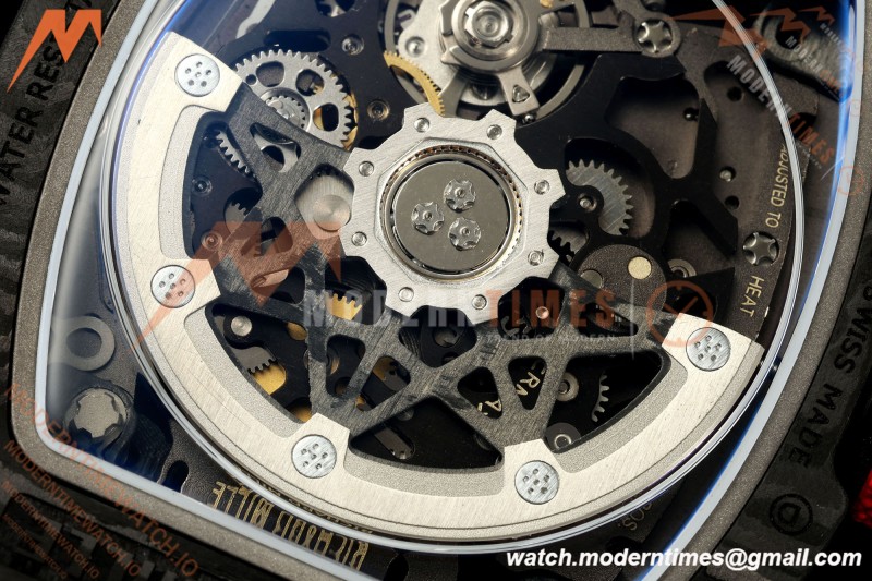 Richard Mille - RM67-02 Black NTPT Black Skeleton Black Strap AVF CRMA7
