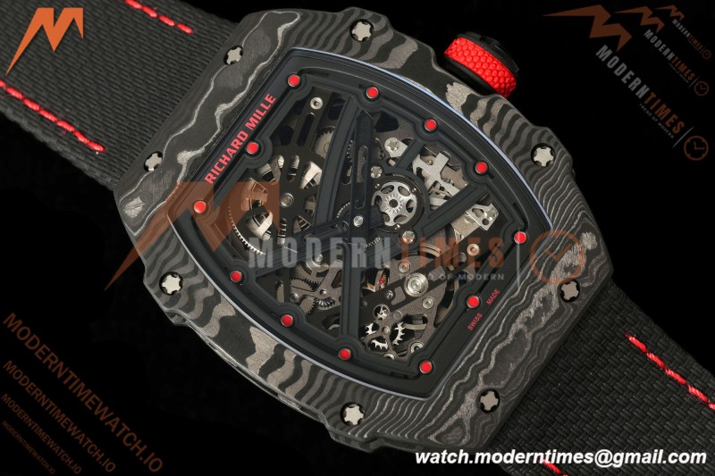 Richard Mille - RM67-02 Black NTPT Black Skeleton Black Strap AVF CRMA7