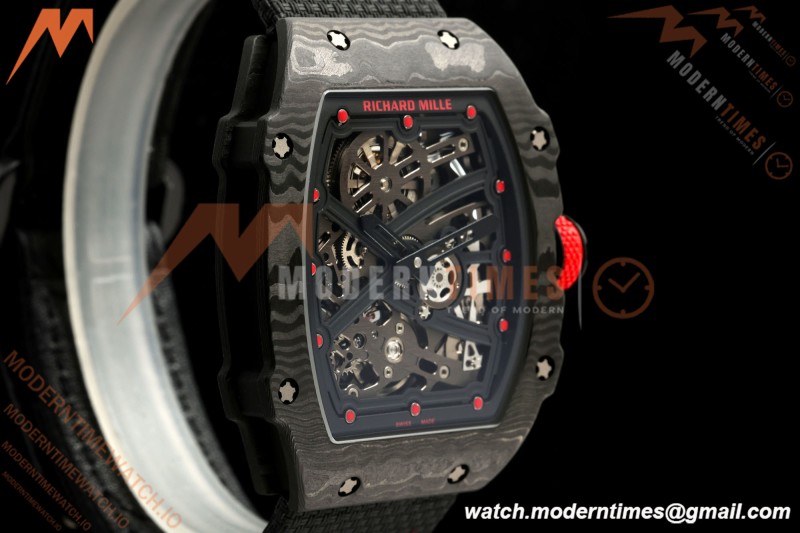 Richard Mille - RM67-02 Black NTPT Black Skeleton Black Strap AVF CRMA7