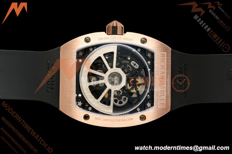 Richard Mille - RM67-01Ti  RG/RU Skeleton Dial AVF CRMA6