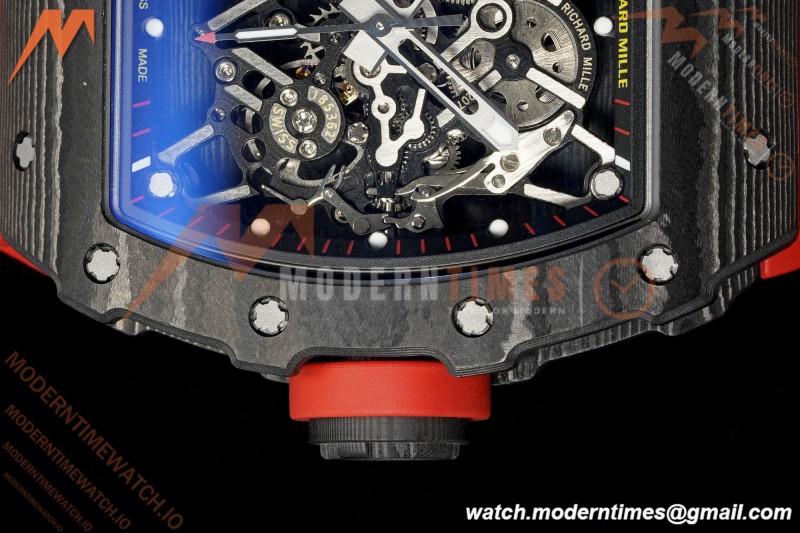 Richard Mille - RM35-01 Rafael Nadal Blk/Red/Red NTPT Skeleton Dial MILLEF RMUL3