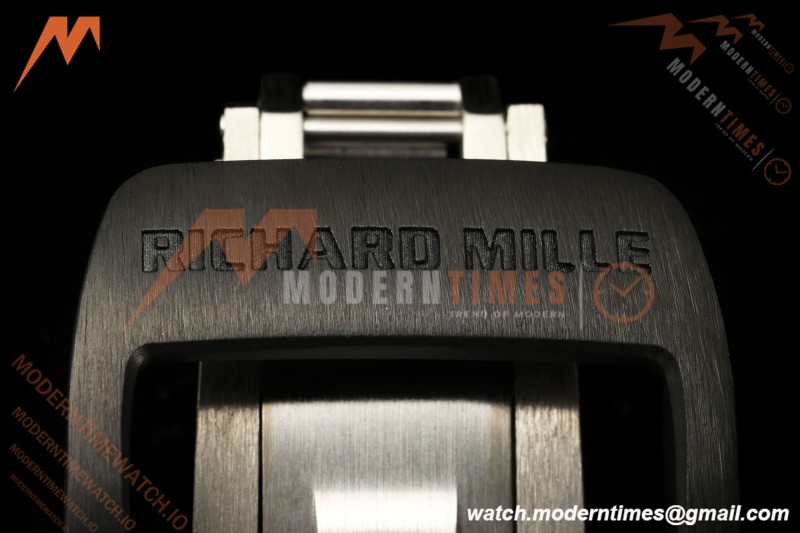 Richard Mille - RM055 Bubba Watson White Legend Black NTPT/RU Blk/Wht Rehaut Skeleton Brushed Ribs BOSS RMUL2 Free Sprung