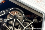 Richard Mille - RM055 Bubba Watson White CER/RU Blk/Blk Rehaut Skeleton Boss RMUL2 Free Sprung