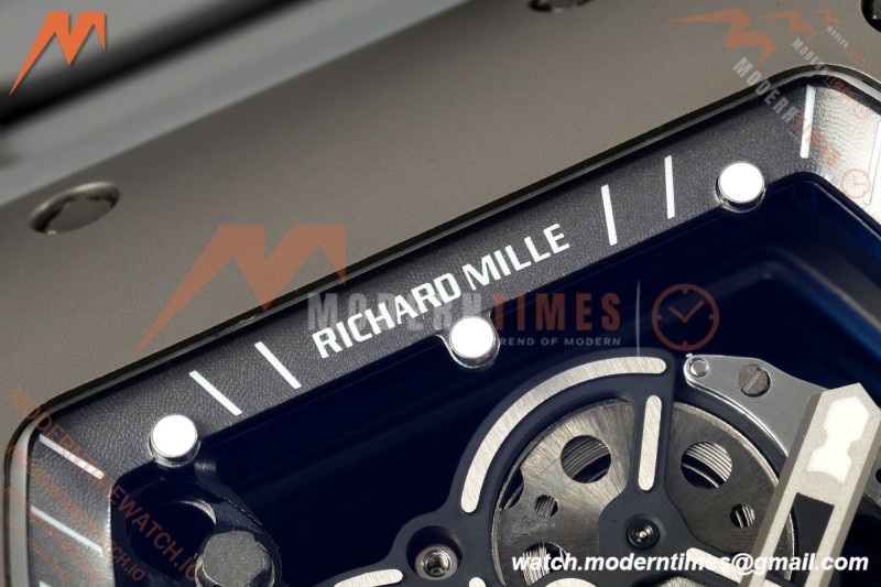 Richard Mille - RM055 Bubba Watson Boutique Grey CER/RU Black Rehaut Skeleton Boss Vaucher RMUL2 Free Sprung