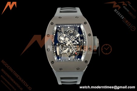 Richard Mille - RM055 Bubba Watson Boutique Grey CER/RU Black Rehaut Skeleton Boss Vaucher RMUL2 Free Sprung