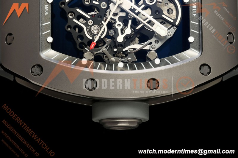 Richard Mille - RM055 Bubba Watson Boutique Grey CER/RU Black Rehaut Skeleton Boss Vaucher RMUL2 Free Sprung