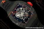 Richard Mille - RM055 Bubba Watson Dark Legend Black NTPT/RU Black Rehaut Skeleton Boss Vaucher RMUL2 Free Sprung