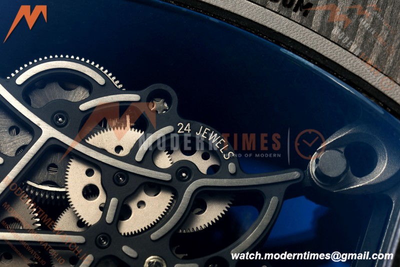 Richard Mille - RM055 Bubba Watson Dark Legend Black NTPT/RU Black Rehaut Skeleton Boss Vaucher RMUL2 Free Sprung