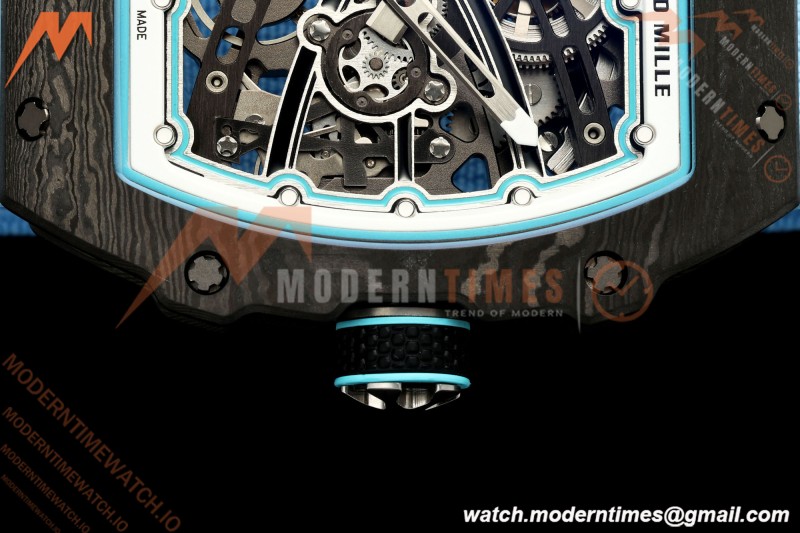 Richard Mille - RM67-02 "Sébastien Ogier" Black NTPT Black Skeleton/Blue Elastic UMIF V2 CRMA7