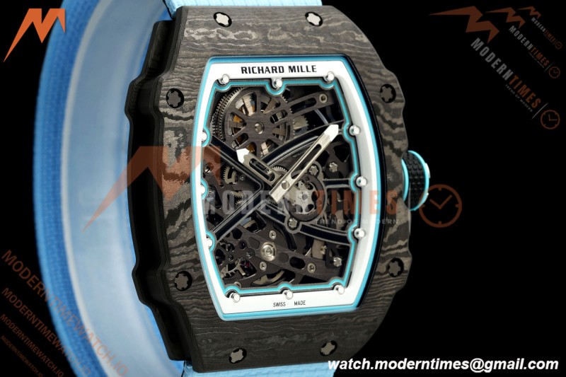 Richard Mille - RM67-02 "Sébastien Ogier" Black NTPT Black Skeleton/Blue Elastic UMIF V2 CRMA7