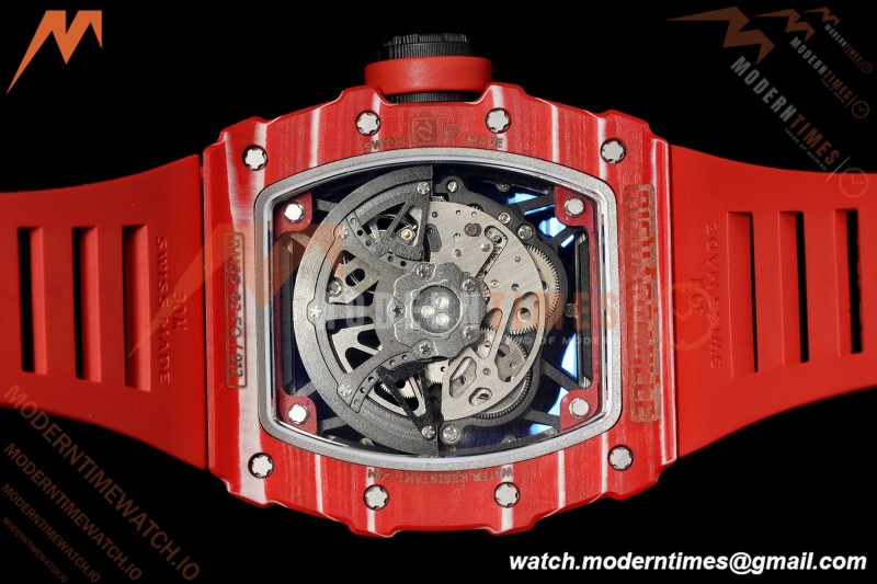 Richard Mille - RM35-02 Rafael Nadal Red NTPT/Red RU Skeleton Dial MILLEF RMUL1