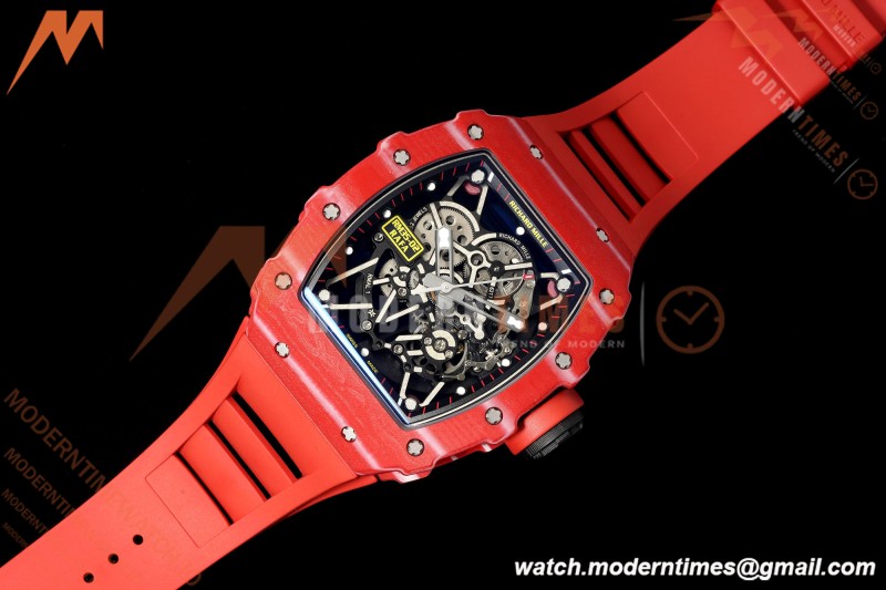 Richard Mille - RM35-02 Rafael Nadal Red NTPT/Red RU Skeleton Dial MILLEF RMUL1