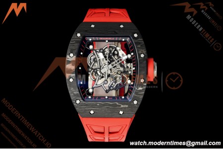Richard Mille - RM055 Bubba Watson Black NTPT/Red RU Skeleton Dial MILLEF RMUL2
