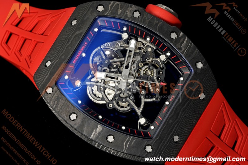 Richard Mille - RM055 Bubba Watson Black NTPT/Red RU Skeleton Dial MILLEF RMUL2