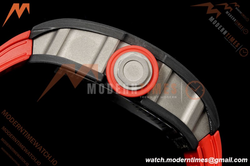 Richard Mille - RM055 Bubba Watson Black NTPT/Red RU Skeleton Dial MILLEF RMUL2